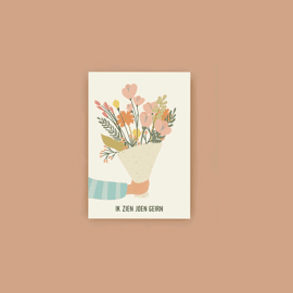 Postkaart Ik zien joen geirn / Atelier Moomade